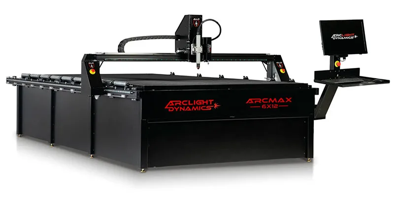 Arc-Max-6x12-CNC-Plasma-Table-New-Pedestal-800 | Arc Max Series | Piranha CNC Plasma Tables