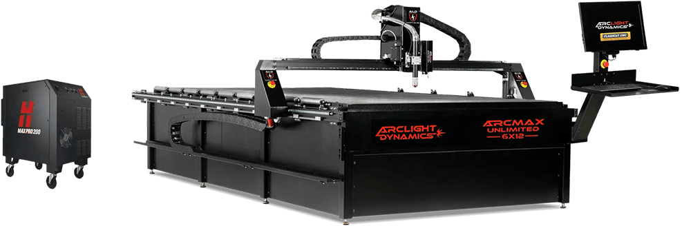 Arc-Max-Unlimited-6x12-CNC-Plasma-Table-New-Pedestal Piranha Arclight Dynamics CNC Plasma Tables | Arc Max Unlimited Series | Piranha CNC Plasma Tables