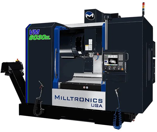 3-Axis Performance Vertical Machining Center VM6030IL | MILLTRONICS USA Performance IL Series Vertical Machining Centers | Milltronics 3-Axis Performance Vertical Machining Center | New Machinery Dayton Ohio