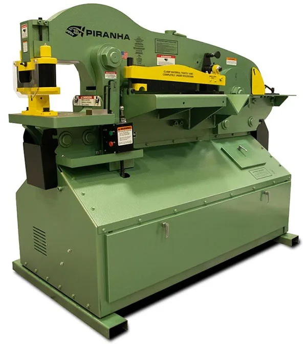 PIRANHA P-110 Ironworker | Piranha Machinery Dayton Ohio