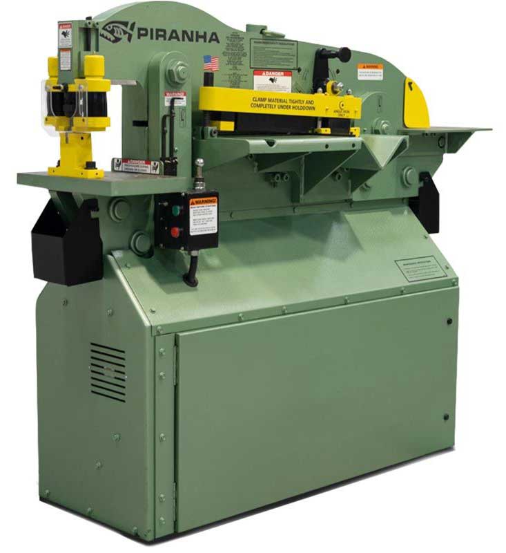 PIRANHA P-50 Ironworker | Piranha Machinery Dayton Ohio